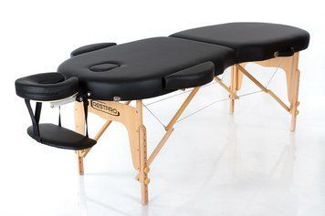 Масажний стіл RESTPRO VIP OVAL 2 Чорний VIP-OVAL-2-BLACK фото