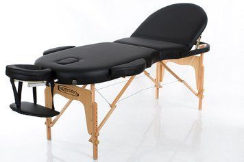 Масажний стіл RESTPRO VIP OVAL 3 Чорний VIP-OVAL-3-BLACK фото